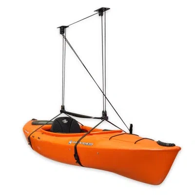 Storeyour Kayak Hoist | Holds Up To 150 Lbs | Up To 14' Lift In Black