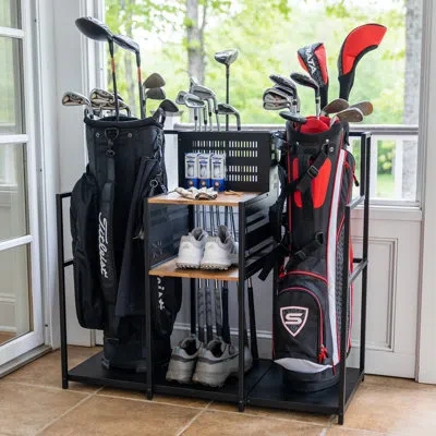 Storeyour Pinehurst Golf Club Organizer | Double In Black