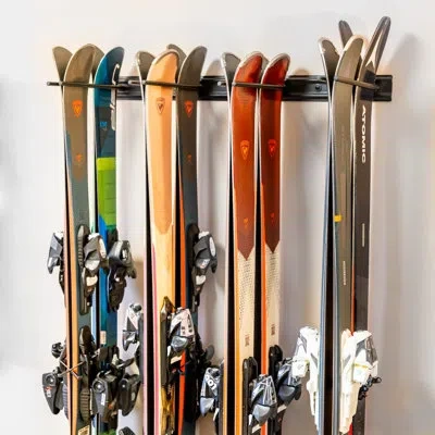 Storeyour Snowbasin Ski Storage Rack | Holds 8 Pairs Of Skis In Multi