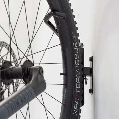 Storeyour Swivel Mount Bike Storage Rack | 2 Bike Garage Wall Hooks In Black
