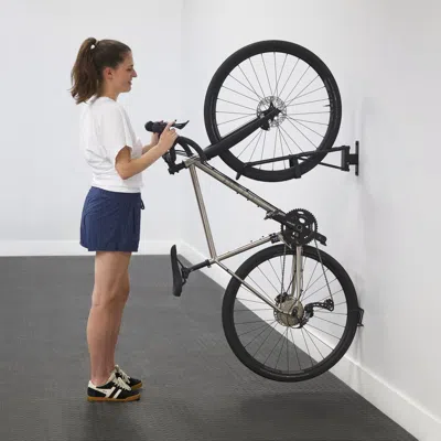 Storeyour Swivelstow No-lift Road & Gravel Bike Rack In Black