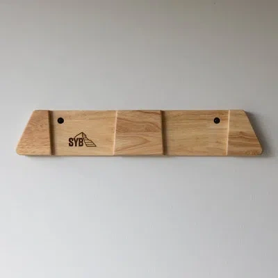 Storeyour Vail Ski Display | Minimalist Wood Rack | Large In Brown
