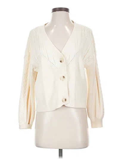Pre-owned Storia Cardigan Sweater In Ivory
