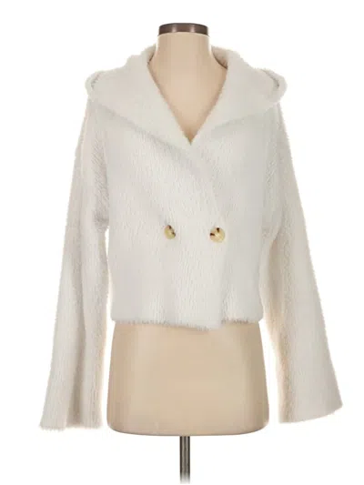 Pre-owned Storia Cardigan Sweater In White