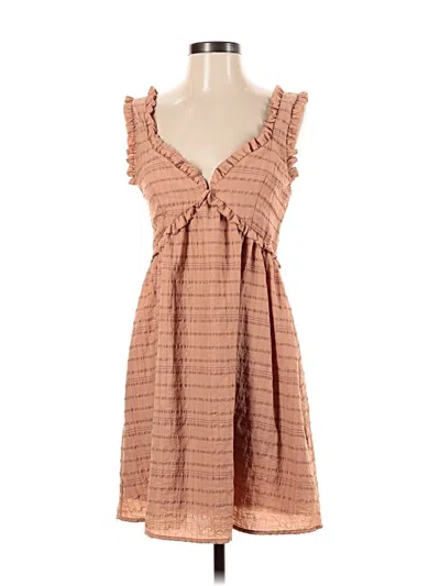 Pre-owned Storia Casual Dress In Brown