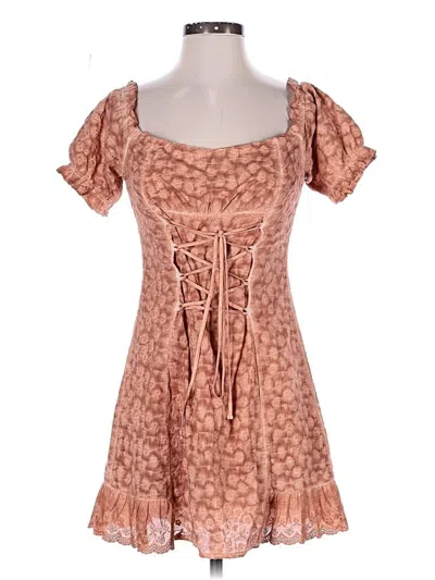 Pre-owned Storia Casual Dress In Brown