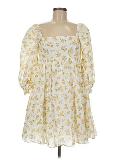 Pre-owned Storia Casual Dress In Yellow