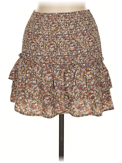 Pre-owned Storia Casual Skirt In Brown