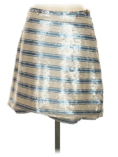 Pre-owned Storia Casual Skirt In Silver
