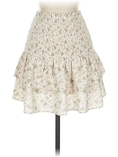 Pre-owned Storia Casual Skirt In White