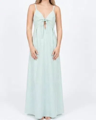 Storia Coast Maxi Dress In Emerald In Black