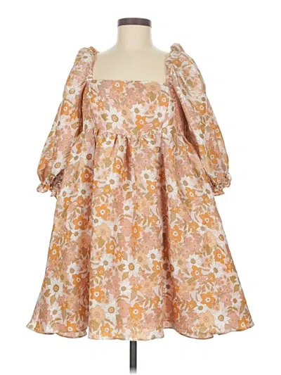 Pre-owned Storia Cocktail Dress In Brown