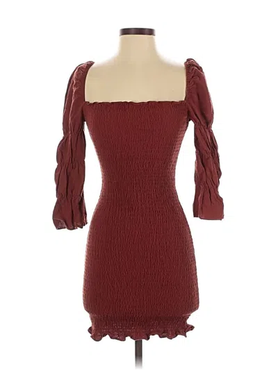 Pre-owned Storia Cocktail Dress In Burgundy