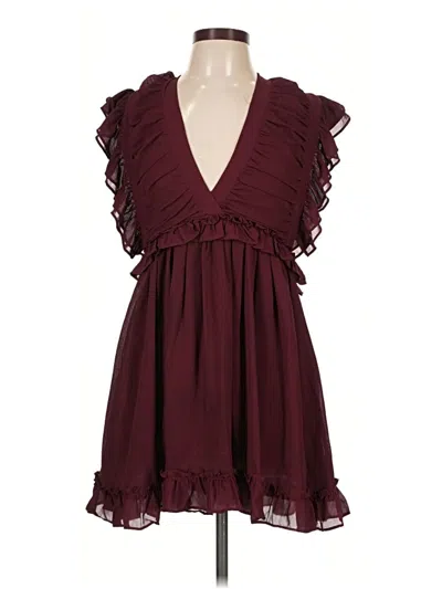 Pre-owned Storia Cocktail Dress In Burgundy