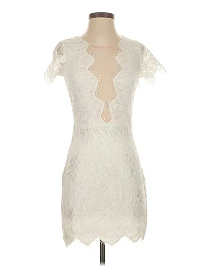 Pre-owned Storia Cocktail Dress In Ivory