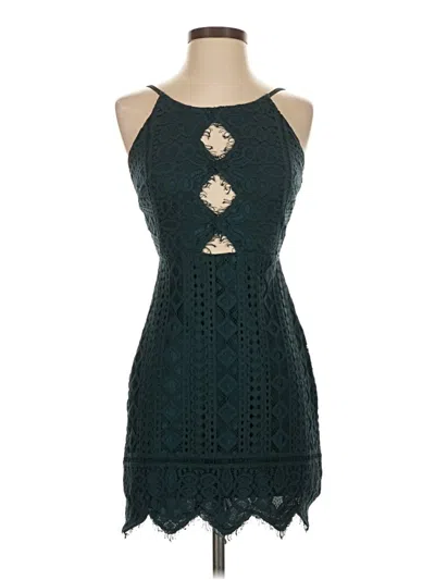 Pre-owned Storia Cocktail Dress In Teal
