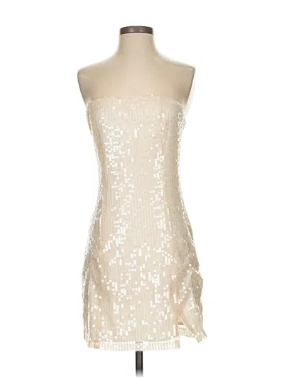 Pre-owned Storia Cocktail Dress In White