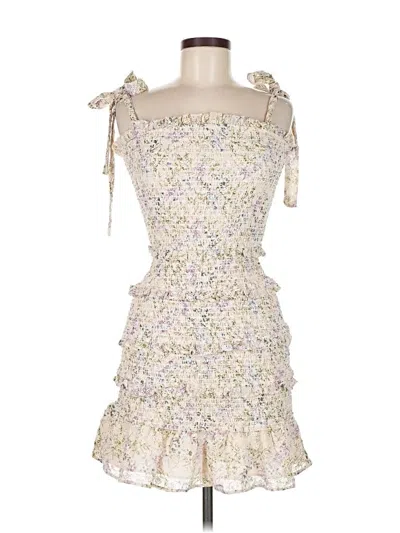 Pre-owned Storia Cocktail Dress In White