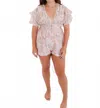 Storia Floral Romper In Pink Multi In Multi