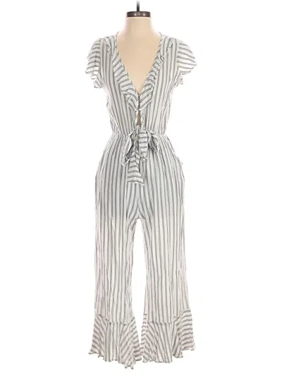 Pre-owned Storia Jumpsuit In Silver