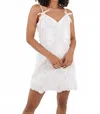 Storia Misty Mini Dress In White Floral In Multi