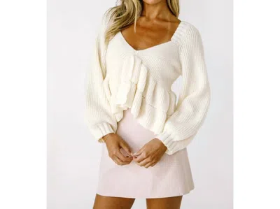 Storia Oakleigh Sweater In White