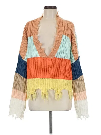 Pre-owned Storia Pullover Sweater In Orange