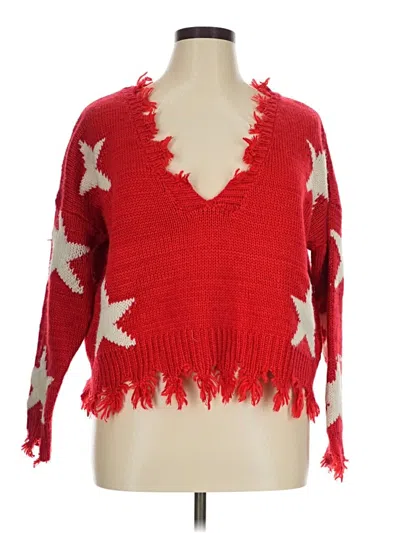 Pre-owned Storia Pullover Sweater In Red