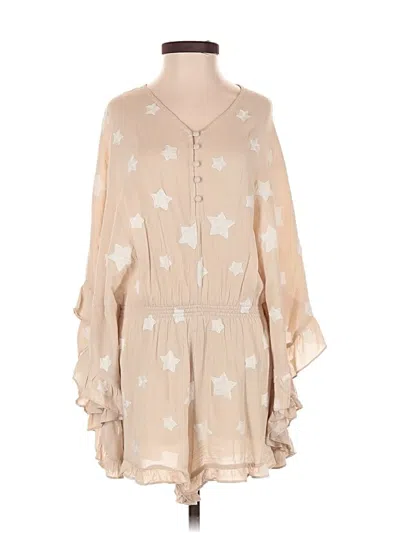 Pre-owned Storia Romper In Tan