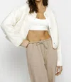 Storia Simple Elegance Floral Jacket In Cream In White