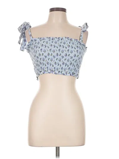 Pre-owned Storia Sleeveless Blouse In Blue