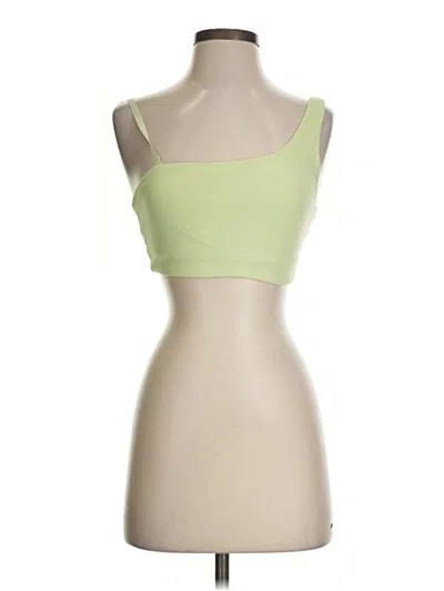 Pre-owned Storia Tube Top Green Strapless Neckline Tops