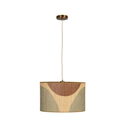 Storied Home 100 Watt Circles Of Harmony Pendant Lamp In Multi