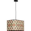Storied Home 100 Watt Ikat Elegance Pendant Lamp In Multi