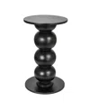 Storied Home Over-sized Bubble End Table In Black
