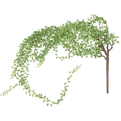 Storied Home 41" Faux String Of Pearl Pick In Green