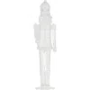 Storied Home Acrylic Nutcracker Decor, Clear In White