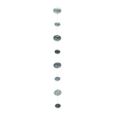 Storied Home Azure Bubbles Hand-blown Garland, Blue