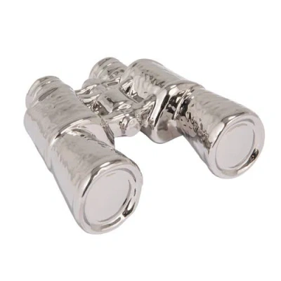 Storied Home Binoculars Décor In Silver
