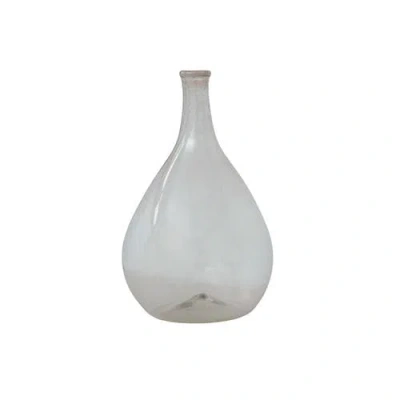 Storied Home Bottle Vase In Gray