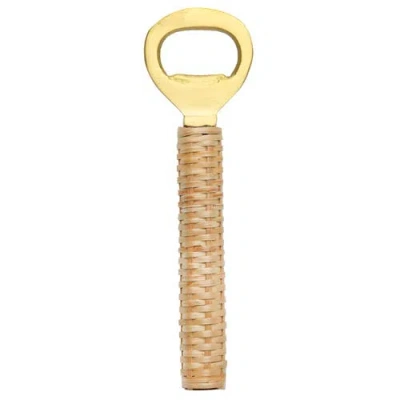 Storied Home Brass Bottle Opener With Handle In Brown