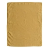 Storied Home Cotton Double Cloth Baby Blanket With Trim In Yellow