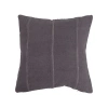 Storied Home Cotton Mudcloth Pillow In Purple