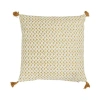 Storied Home Cotton Pillow In Neutral