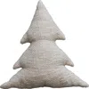 Storied Home Cotton Tree Shaped Pillow, Natural In Neutral