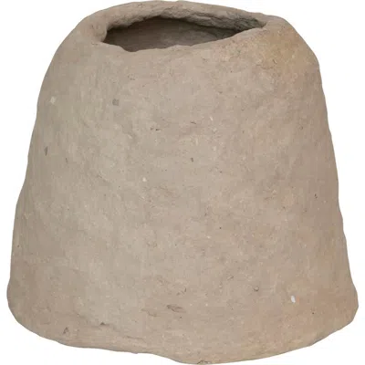 Storied Home Decorative Handmade Paper Mache Container In Brown
