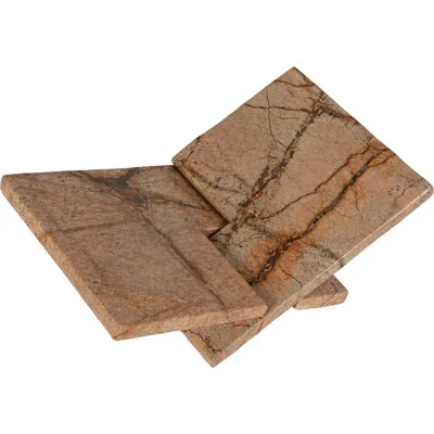 Storied Home Decorative Marble Book Holder In Brown