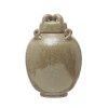 Storied Home Decorative Stoneware Cachepot In Brown