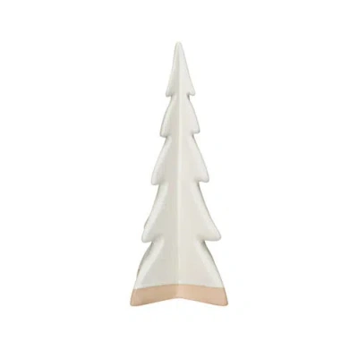 Storied Home Decorative Stoneware Tree With Reactive Glaze In Neutral