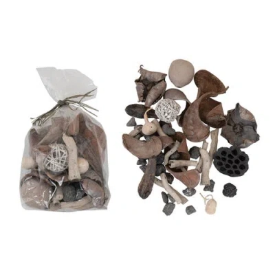 Storied Home Dried Natural Organic Mix In Brown